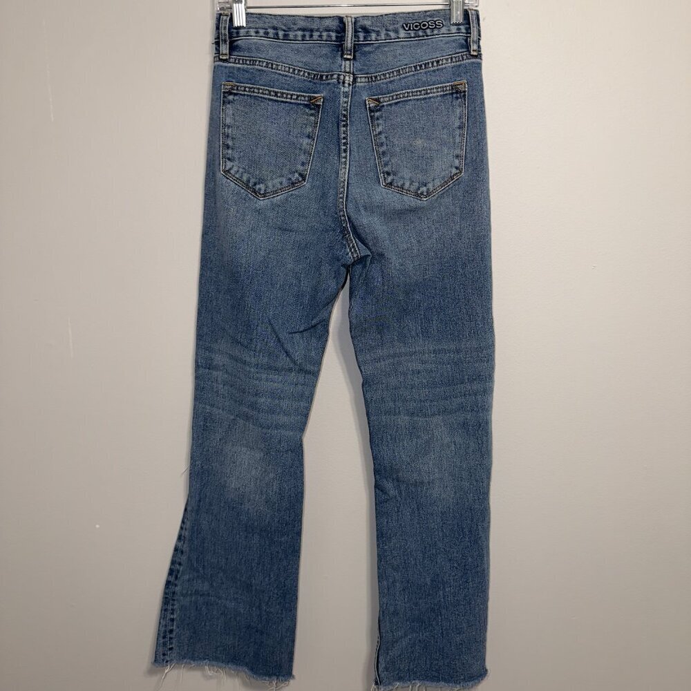 Vigoss Royce Straight Leg Denim Women's Size 26 Distressed Medium Wash - Picture 8 of 8